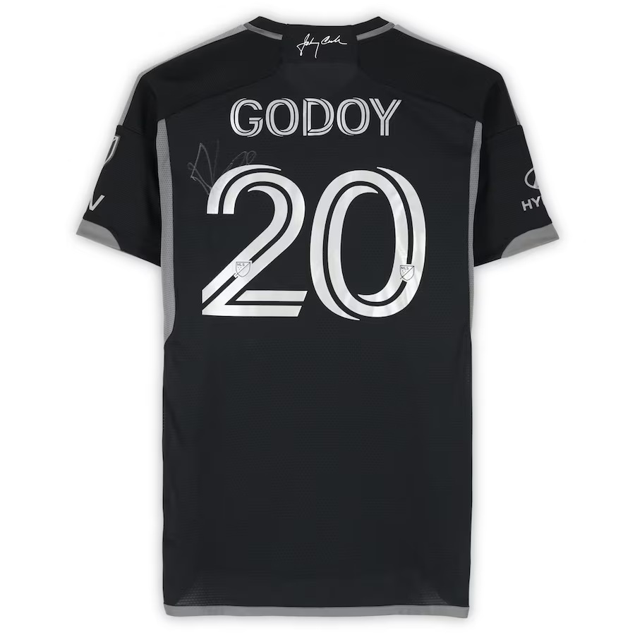 Anibal Godoy Nashville SC Autographed Match-Used #20 Black adidas Jersey from the 2024 MLS Season - Size M