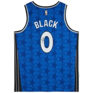 Anthony Black Orlando Magic Autographed Blue Nike 2023-2024 Classic Edition Swingman Jersey