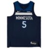 Anthony Edwards Minnesota Timberwolves Autographed Navy Nike Icon Edition Swingman Jersey - Image 2