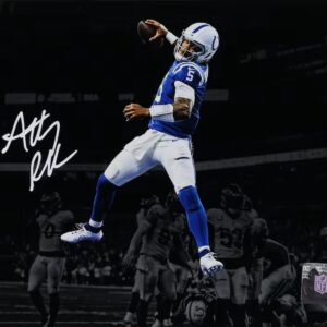 Anthony Richardson Indianapolis Colts Autographed 8" x 10" Spike Celebration Spotlight Photograph