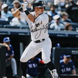 Anthony Volpe New York Yankees Autographed 11" x 14" Opening Day Spotlight Photograph