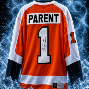 Bernie Parent Philadelphia Flyers Autographed Jersey