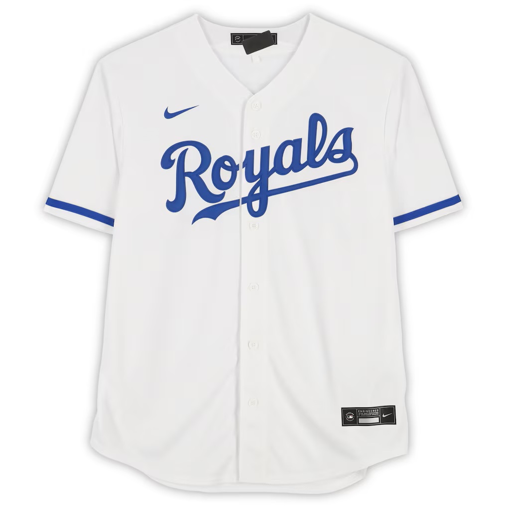 Bobby Witt Jr. Kansas City Royals Autographed White Nike Replica Jersey with "2019 #2 Pick" Inscription - Image 2
