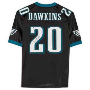 Brian Dawkins Philadelphia Eagles Autographed Mitchell & Ness Black Authentic Jersey