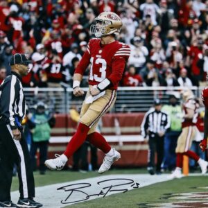 Brock Purdy San Francisco 49ers Autographed 8" x 10" Screaming Photograph