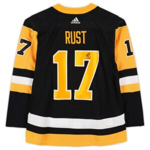 Bryan Rust Black Pittsburgh Penguins Autographed Fanatics Breakaway Jersey