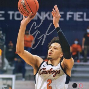Cade Cunningham Oklahoma State Cowboys Autographed 8" x 10" Shooting Photograph