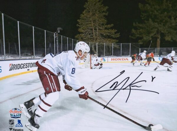 Cale Makar Colorado Avalanche Autographed 8" x 10" Outdoors at Lake Tahoe Photograph