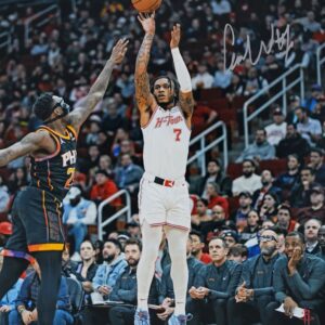 Cam Whitmore Houston Rockets Autographed 16" x 20" Shooting vs. Phoenix Suns Photograph