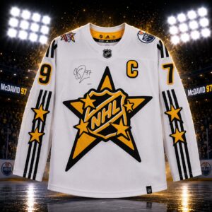 Connor McDavid Autographed White Adidas 2024 NHL All-Star Game Jersey