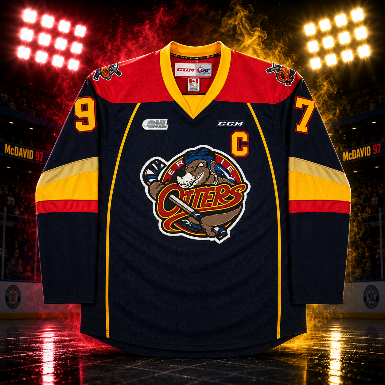 Connor McDavid Autographed Erie Otters Jersey - Image 3