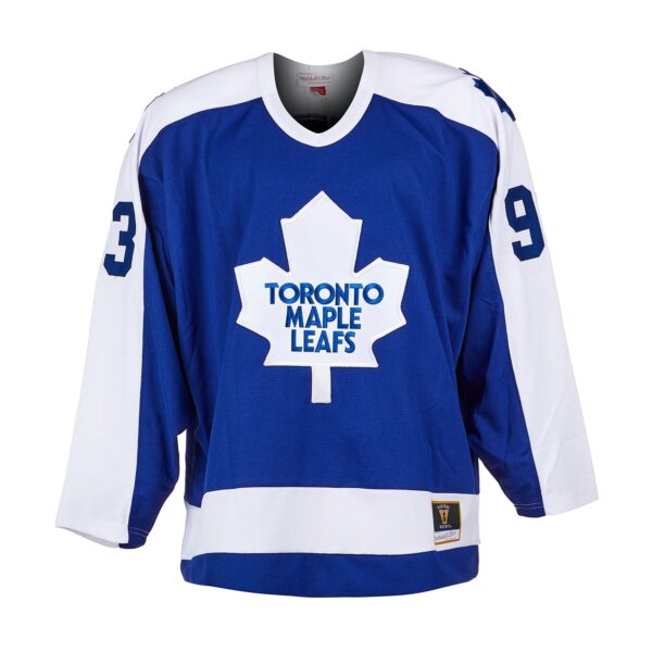 Doug Gilmour Toronto Maple Leafs Autographed Retro Mitchell & Ness Jersey - Image 2
