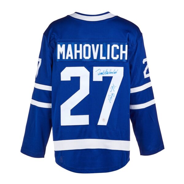 Frank Mahovlich Toronto Maple Leafs Autographed 1967 Stanley Cup CCM Vintage Jersey