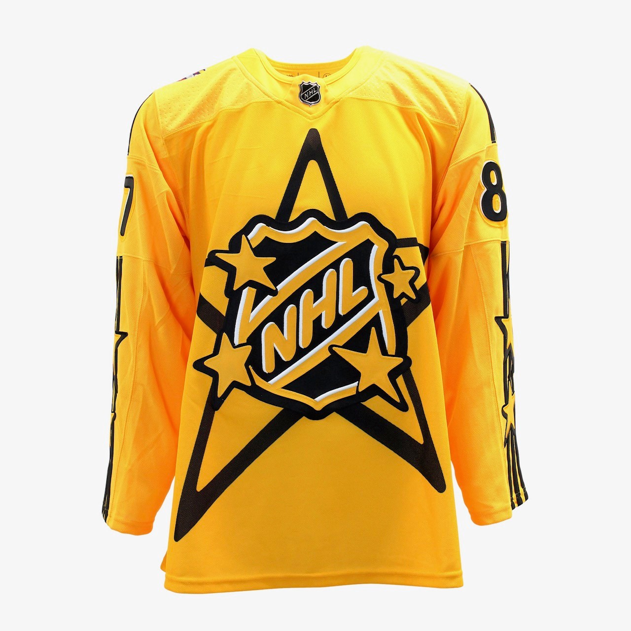 Sidney Crosby Autographed Jersey Yellow 2024 NHL All Star Adidas (Limited Edition of 87) - Image 4