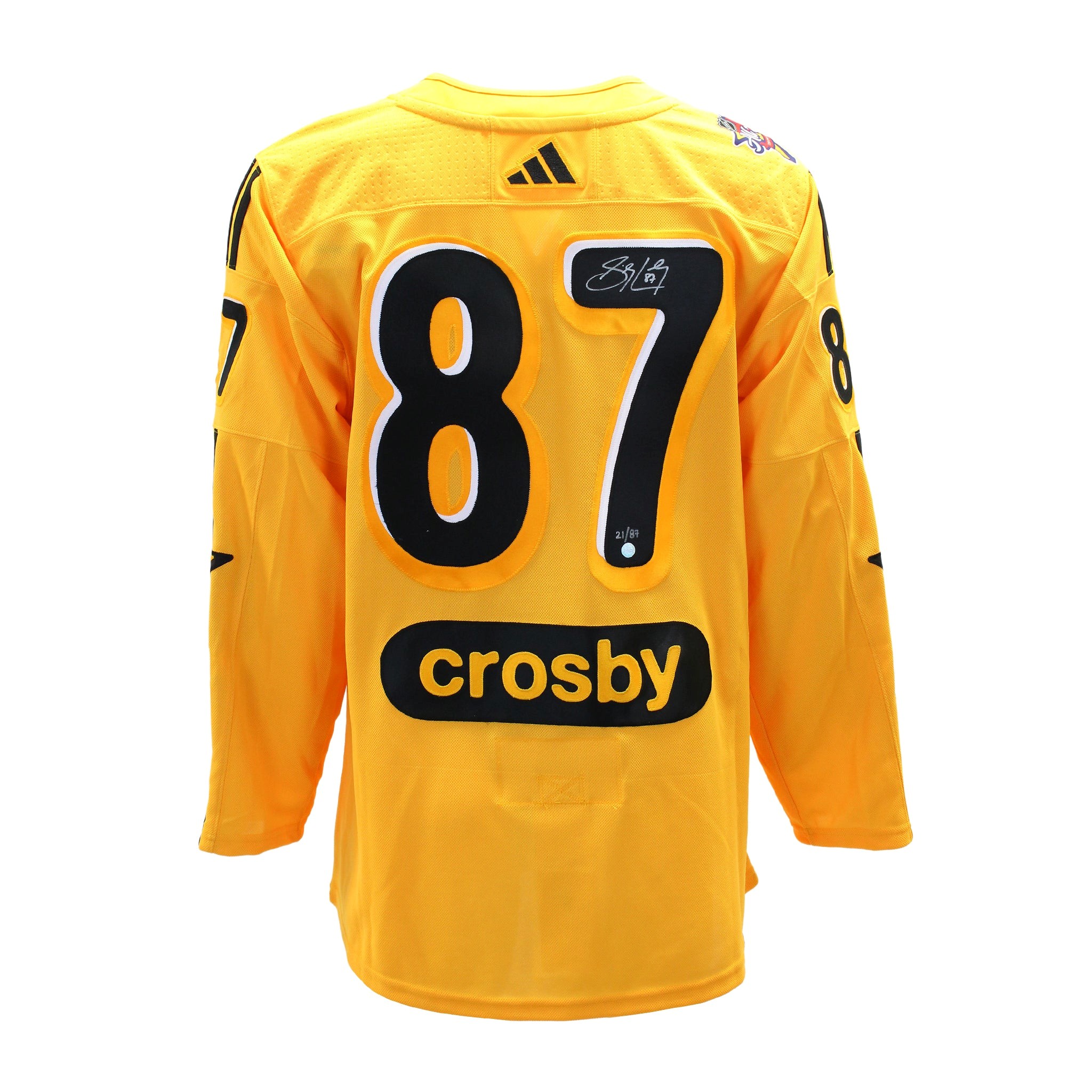 Sidney Crosby Autographed Jersey Yellow 2024 NHL All Star Adidas (Limited Edition of 87) - Image 5