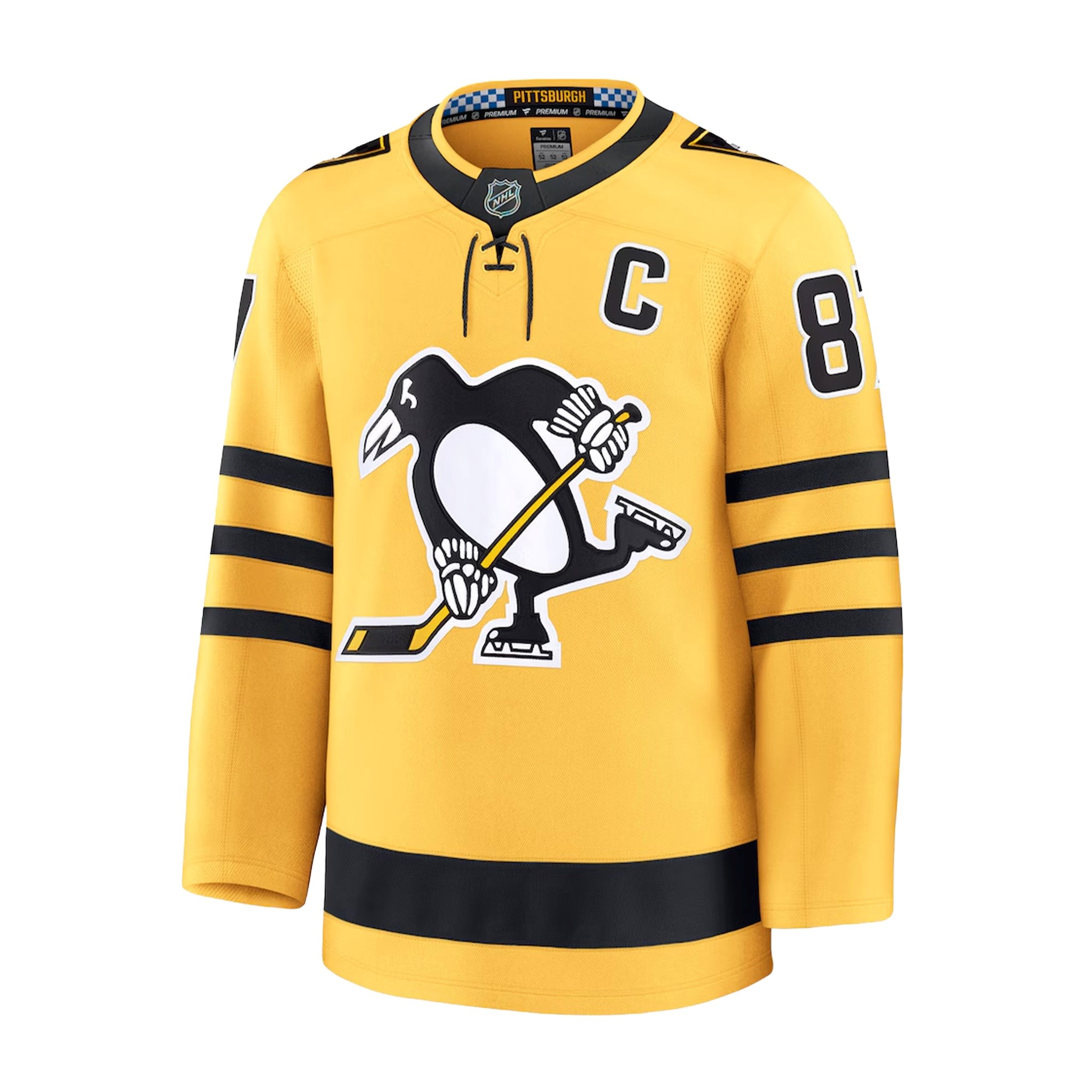 Sidney Crosby Autographed Pittsburgh Penguins 2025 Alternate Fanatics Premium Jersey - Image 5