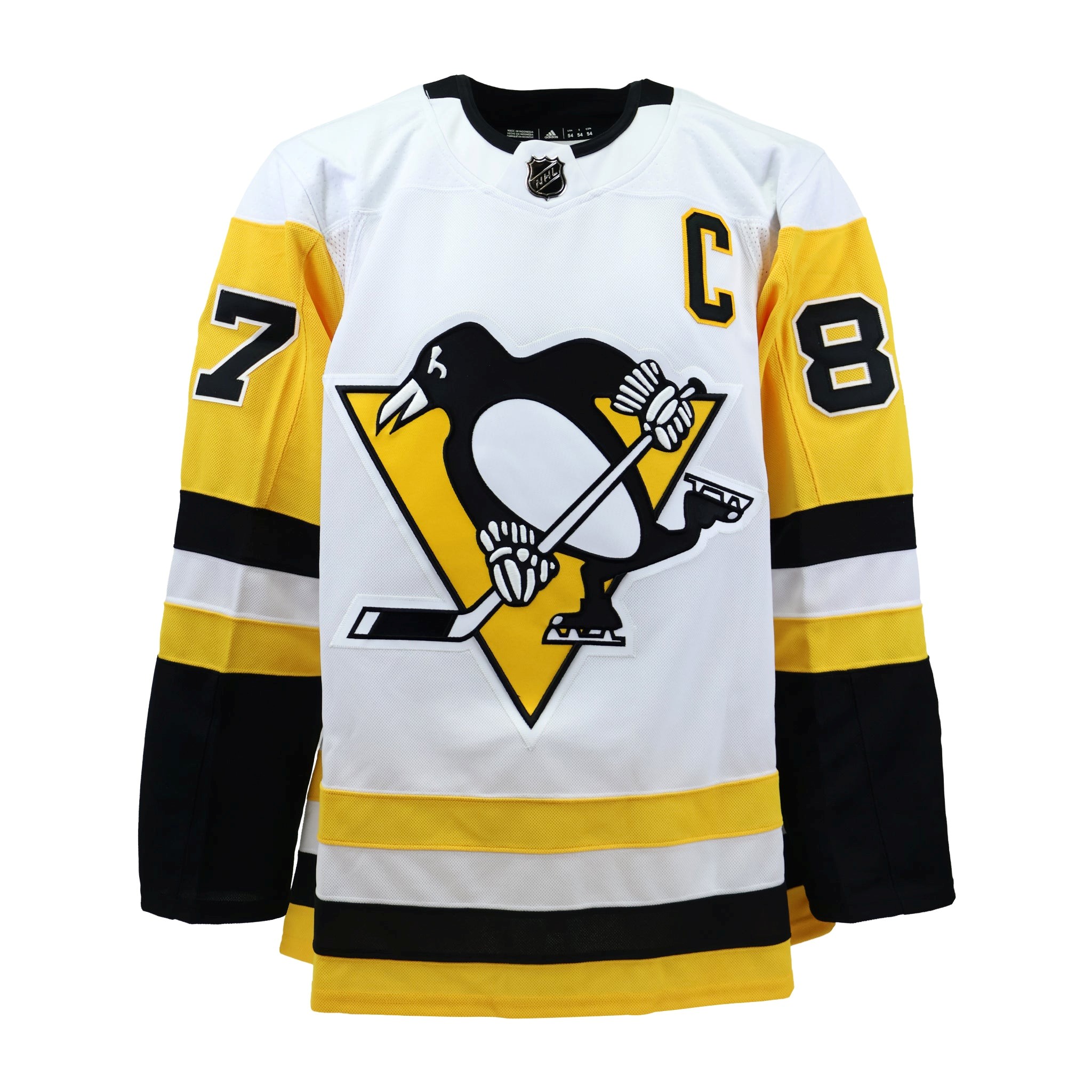Sidney Crosby Autographed Jersey Penguins White Adidas - Image 4
