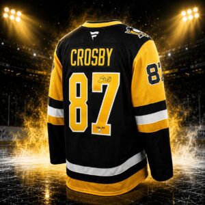 Sidney Crosby Autographed Pittsburgh Penguins Fanatics Premium Jersey Inscribed 1700 PTS (Limited Edition of 87)