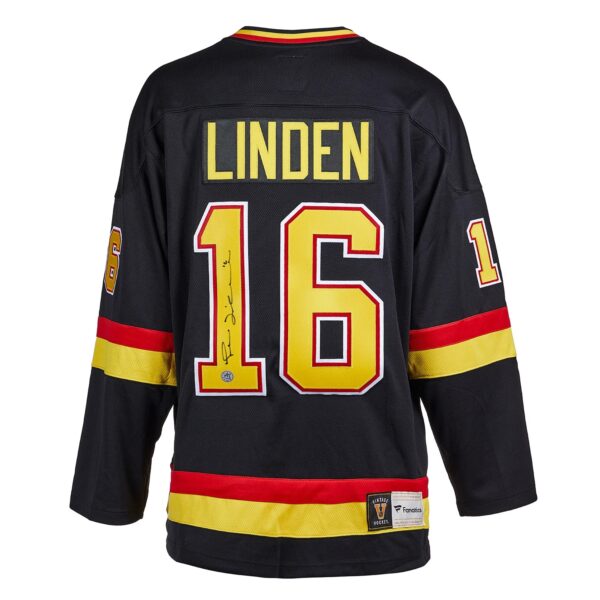 Trevor Linden Vancouver Canucks Autographed Retro Fanatics Jersey