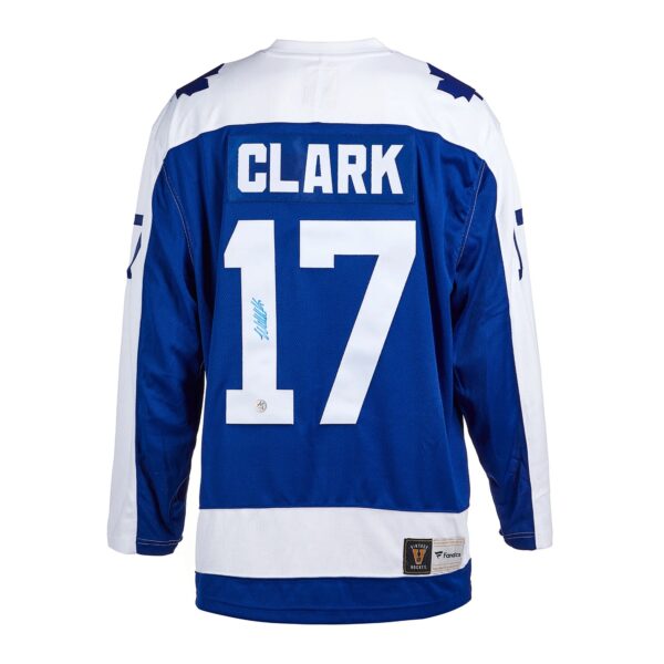 Wendel Clark Toronto Maple Leafs Autographed Retro Fanatics Jersey