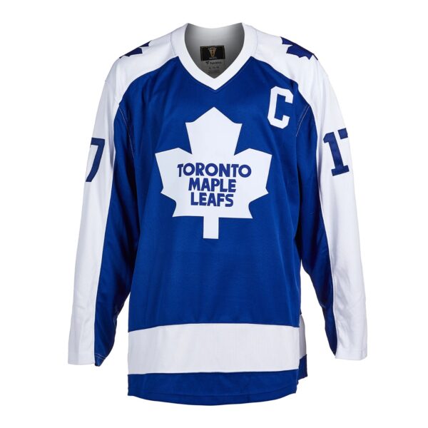 Wendel Clark Toronto Maple Leafs Autographed Retro Fanatics Jersey - Image 2