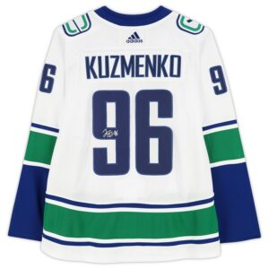Andrei Kuzmenko Vancouver Canucks Autographed White Adidas Authentic Jersey