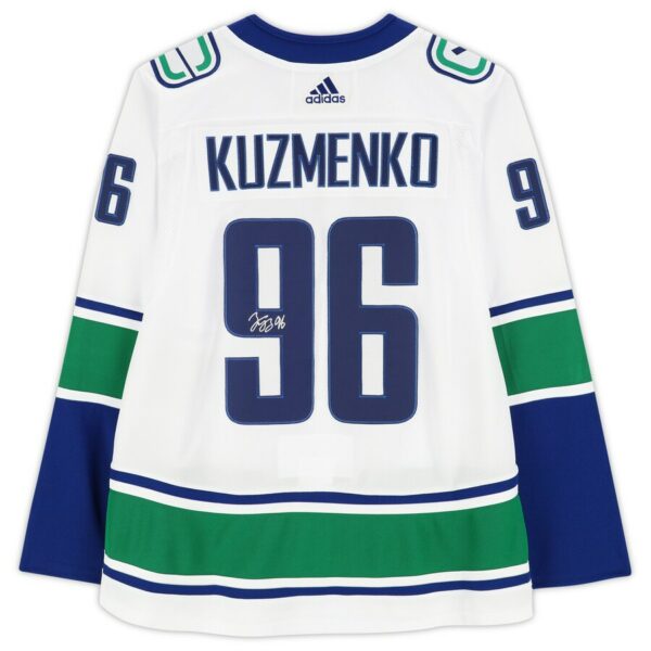 Andrei Kuzmenko Vancouver Canucks Autographed White Adidas Authentic Jersey