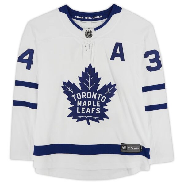 Auston Matthews White Toronto Maple Leafs Autographed Fanatics Breakaway Jersey - Image 2