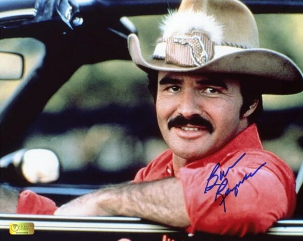 Burt Reynolds Autographed Smoky And The Bandit 8x10 Photo