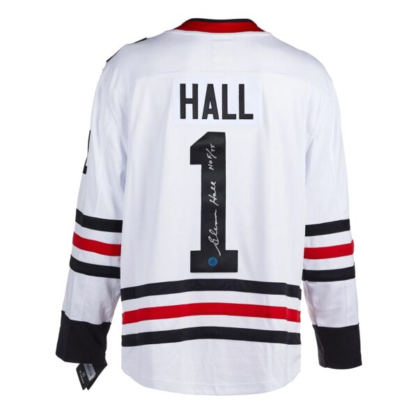 Glenn Hall Chicago Blackhawks Autographed White Fanatics Jersey