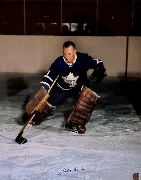 Johnny Bower Autographed Toronto Maple Leafs 16x20 Photo