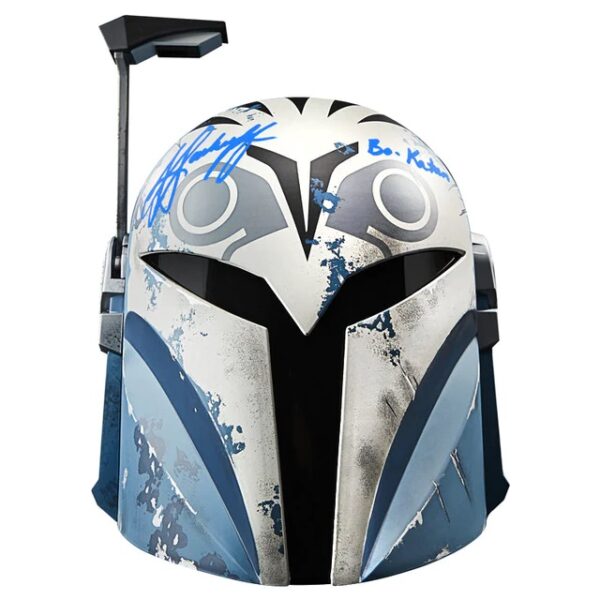 Kate Sackoff Autographed Star Wars The Mandalorian Helmet