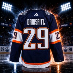 Leon Draisaitl Autographed Edmonton Oilers Reverse Retro 2.0 adidas Jersey