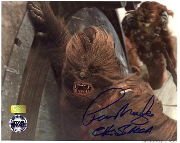 Peter Mayhew Autographed Chewbacca 8x10 Photo