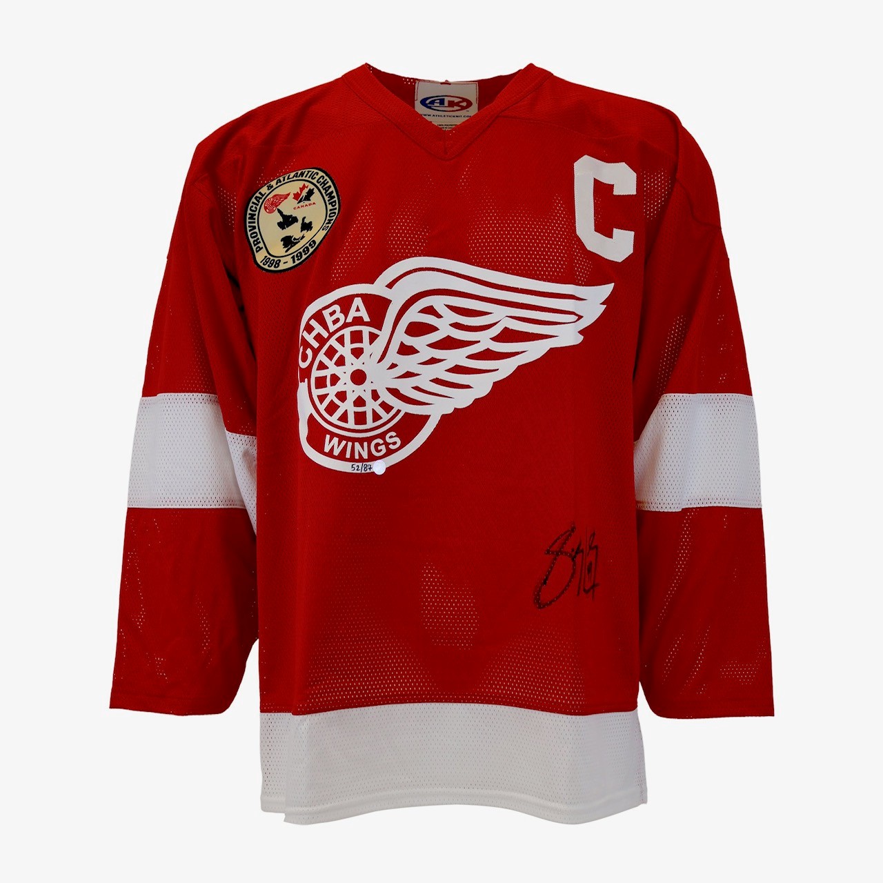 Sidney Crosby Autographed Jersey Red Cole Harbour Red Wings (Limited Edition of 87) - Image 5