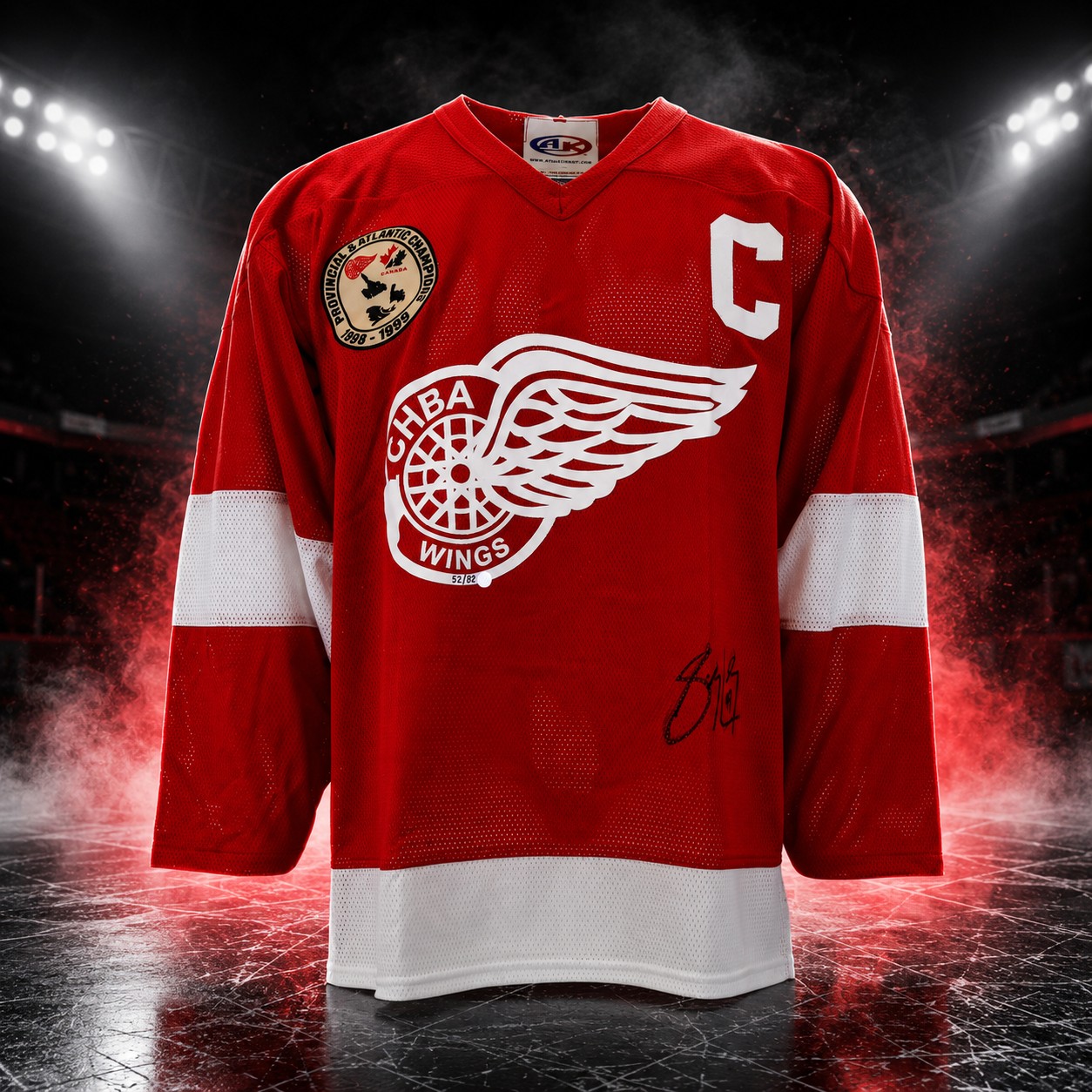 Sidney Crosby Autographed Jersey Red Cole Harbour Red Wings (Limited Edition of 87)