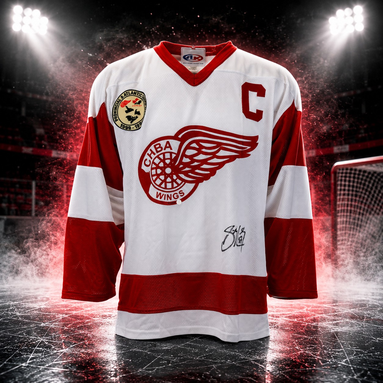 Sidney Crosby Autographed Jersey White Cole Harbour Red Wings (Limited Edition of 87)