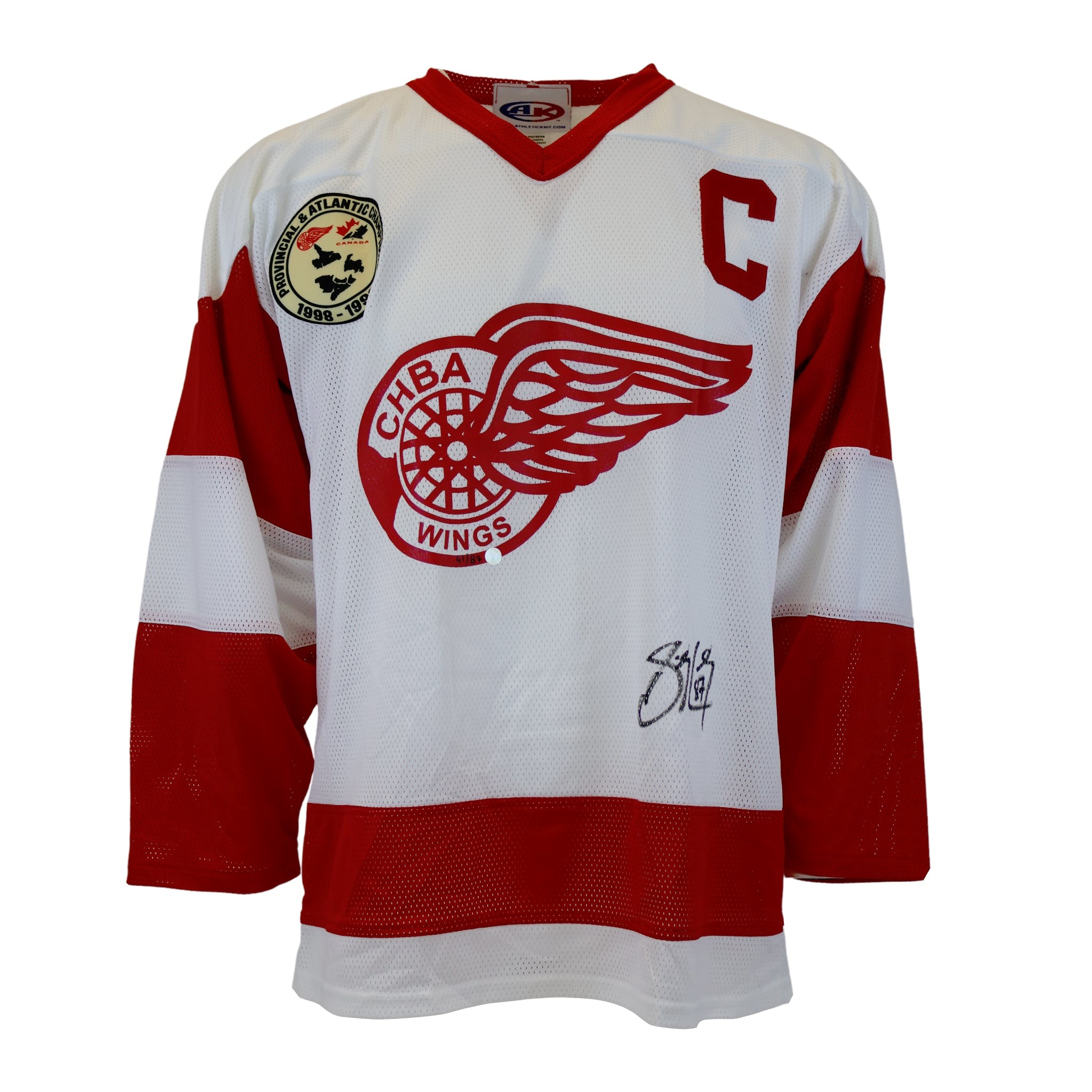 Sidney Crosby Autographed Jersey White Cole Harbour Red Wings (Limited Edition of 87) - Image 4