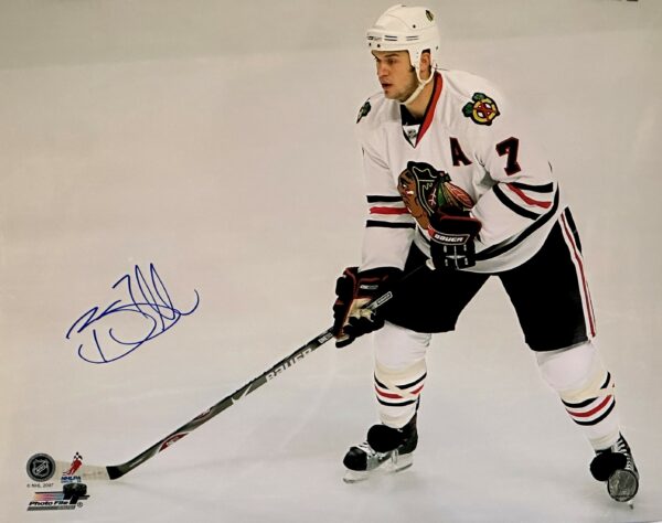 Brent Seabrook Autographed Chicago Blackhawks 16x20 Photo