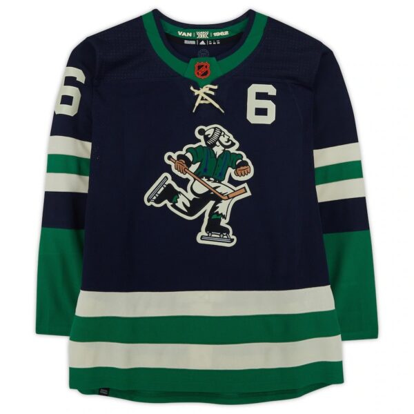 Brock Boeser Vancouver Canucks Autographed 2022-23 Reverse Retro Adidas Authentic Jersey - Image 2