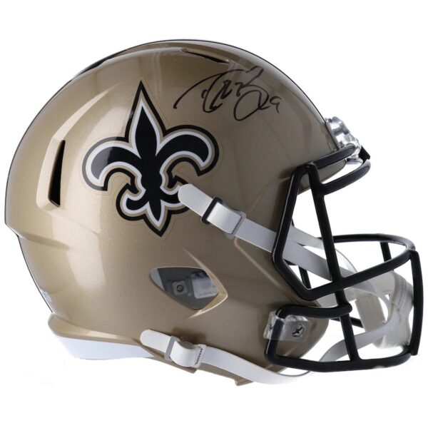 Drew Brees New Orleans Saints Autographed Riddell Speed Replica Helmet