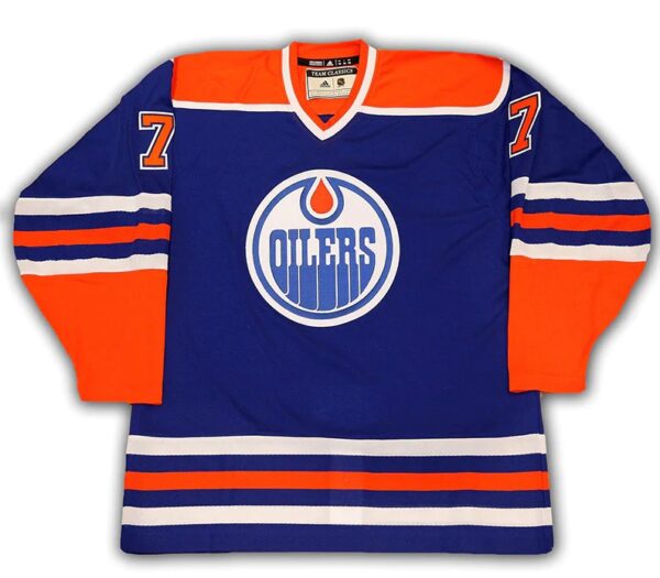 Paul Coffey Edmonton Oilers Autographed Blue Jersey - Image 2