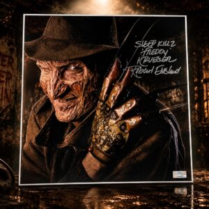 Robert Englund Autographed A Nightmare on Elm Street Freddy Krueger 11x14 Photo with 'Sleep Killz! Freddy Krueger' Inscription