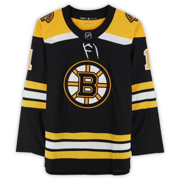 Jeremy Swayman Boston Bruins Autographed adidas Home Authentic Jersey - Image 2