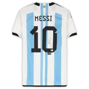 Lionel Messi Argentina National Team Autographed 2022-2023 Replica Jersey