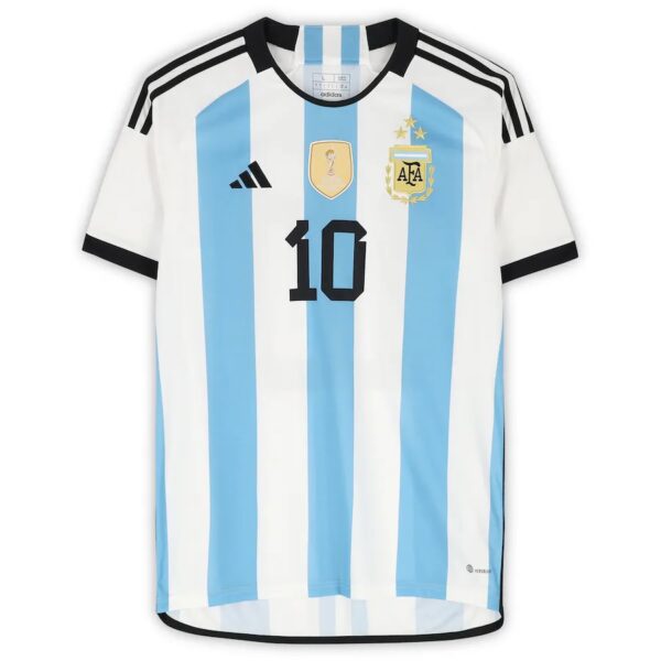 Lionel Messi Argentina National Team Autographed 2022-2023 Replica Jersey - Image 2