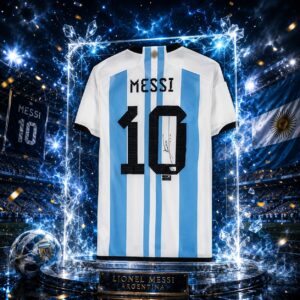 Lionel Messi Argentina National Team Autographed 2022-2023 Replica Jersey