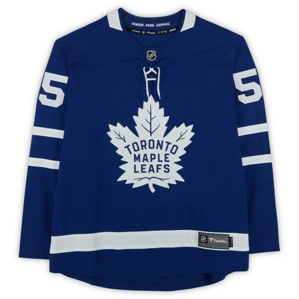 Mark Giordano Toronto Maple Leafs Autographed Blue Fanatics Breakaway Jersey - Image 2