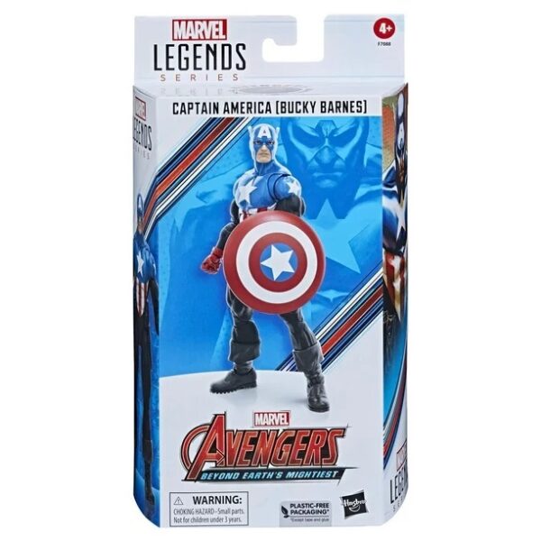 Marvel Legends Series Captain America (Bucky Barnes) Avengers 60th Anniversary Collectible 6 Inch Action Figure