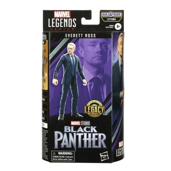 Marvel Legends Series Black Panther Legacy Collection Everett Ross 6-inch MCU Action Figure Toy